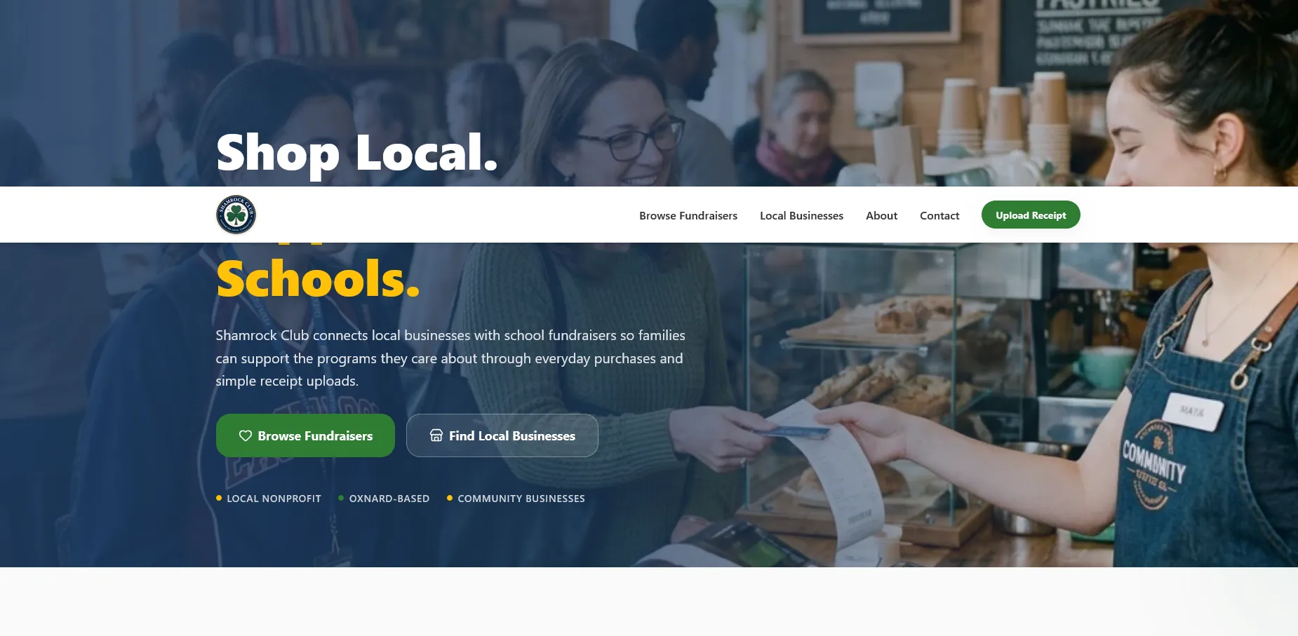 Shamrock Club homepage